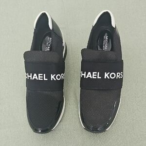 Michael Kors Black Slip-On Sneakers